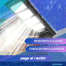 Lampara con panel solar grande 400 W - Potente y duradera. General Tienda Núcleo 